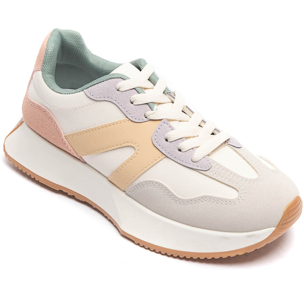 Farverige chunky sneakers til damer – Annick 8917 på udsalg!