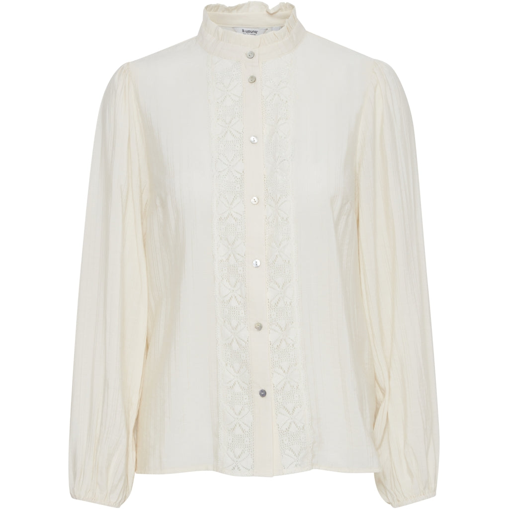 Elegant B.YOUNG skjorte med blonder - Fantastisk udsalg!