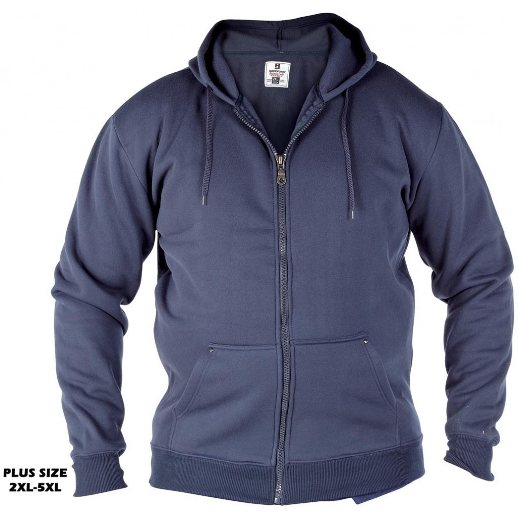 DUKE D555 Herre Sweatshirt med Lynlås - Navy Udsalg!