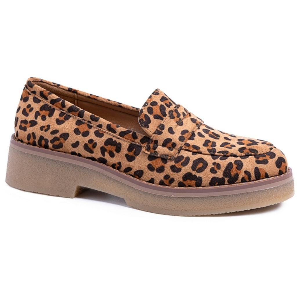 Eleonora dame loafers 68249 – Trendy leoparddesign på tilbud!