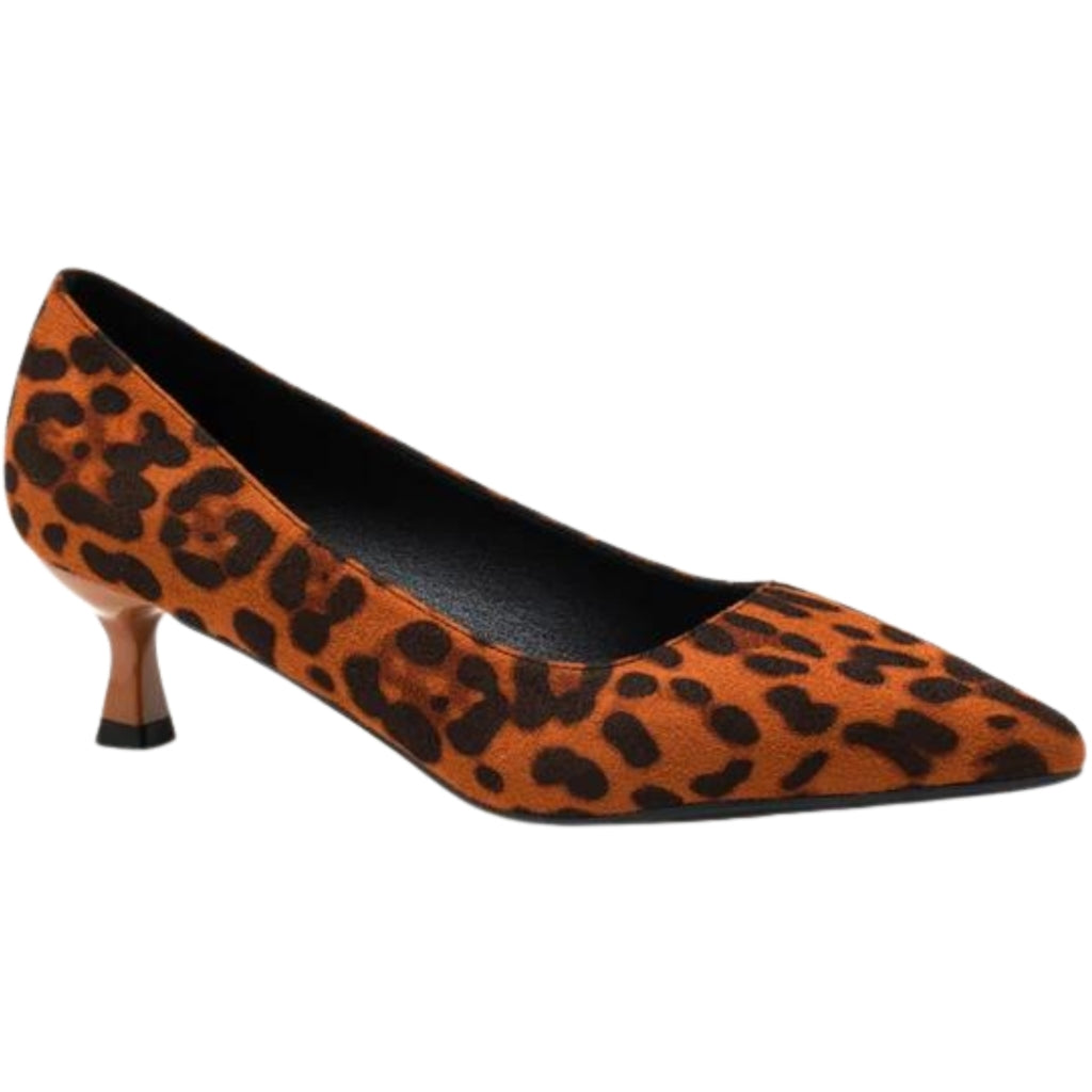 Estelle dame sko 8235 – Elegant leopard stilethæl på tilbud!
