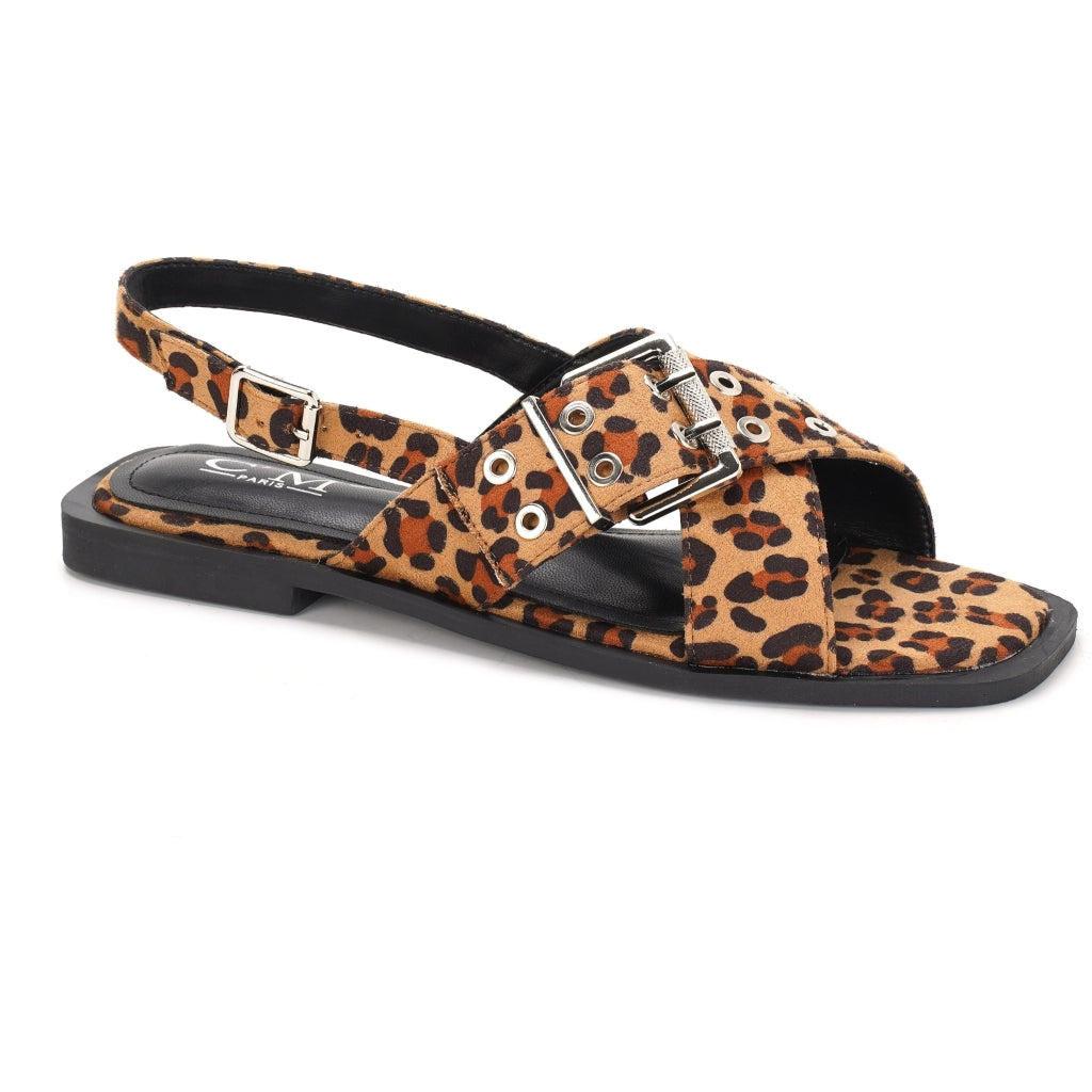 Felicia Sandaler 8328 – Leopard til sommerens varme dage!