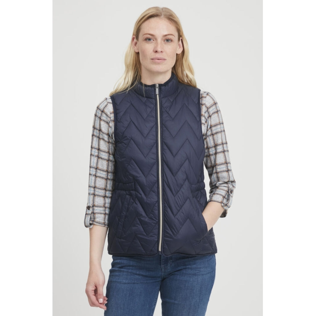 Fransa Vest FRBAPADDING 3 – Mørk Peacoat Tilbud!