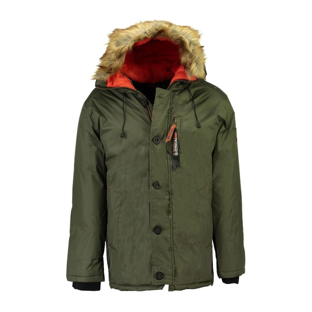 GEOGRAPHICAL NORWAY Vinterjakke Darwin – Khaki Udsalg!