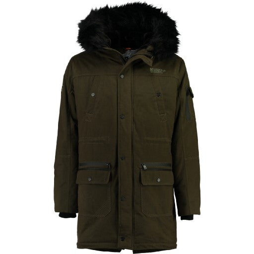 Geographical Norway Arissa Vinterjakke – Khaki Tilbud!