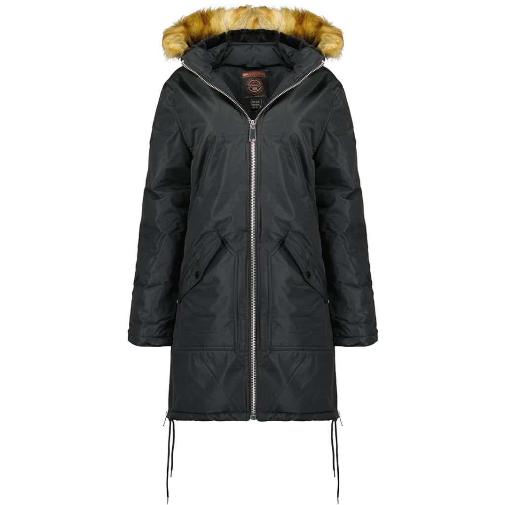 Elegant vinterjakke til damer - Sort fra Geographical Norway