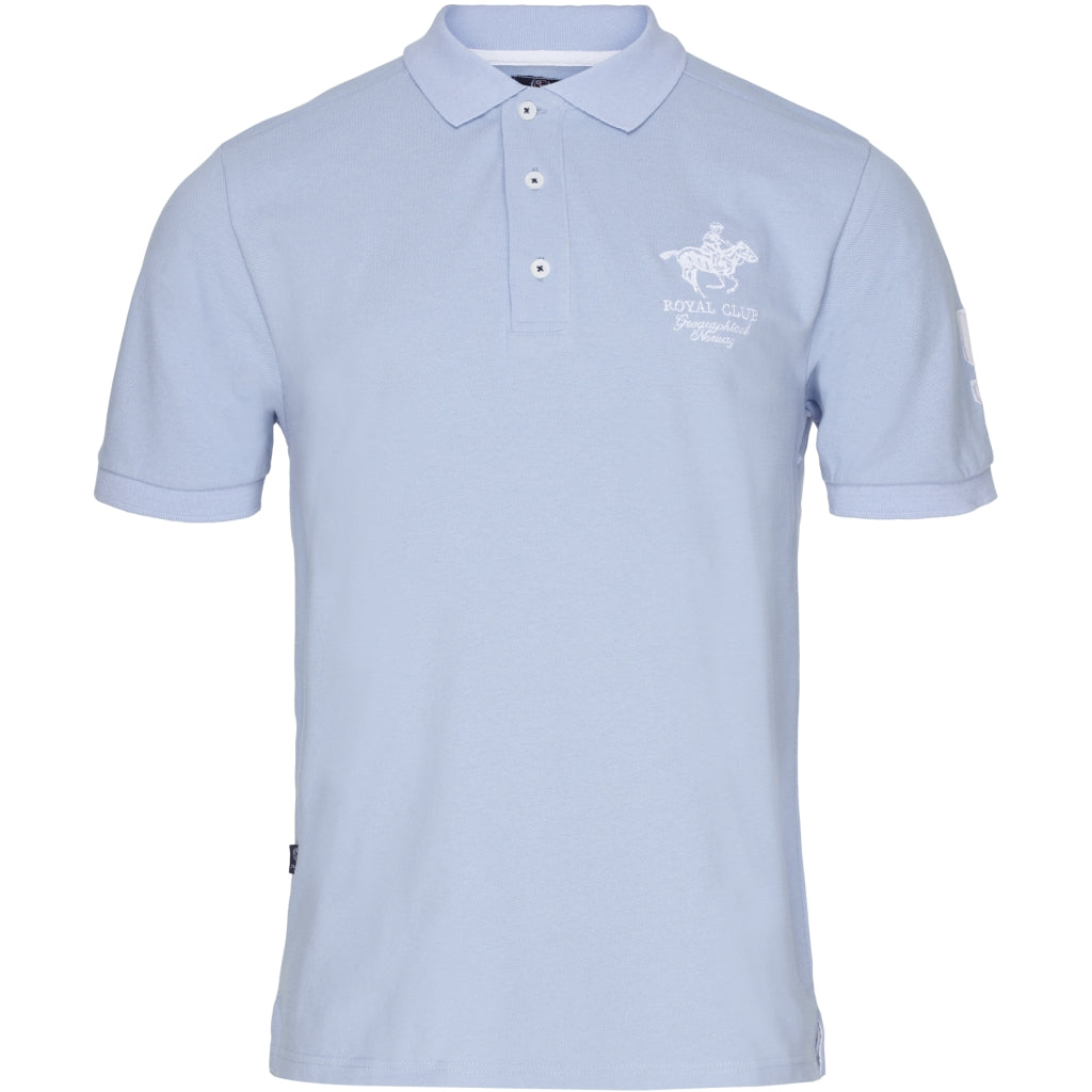 Geographical Norway herre polo i lys blå – Fantastisk tilbud!