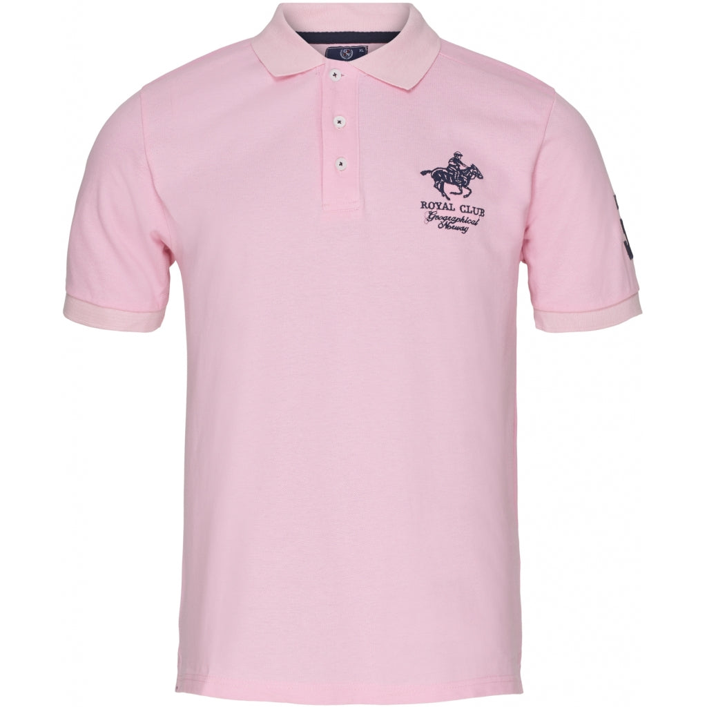 Geographical Norway herre polo i pink – Stilfuld elegance!