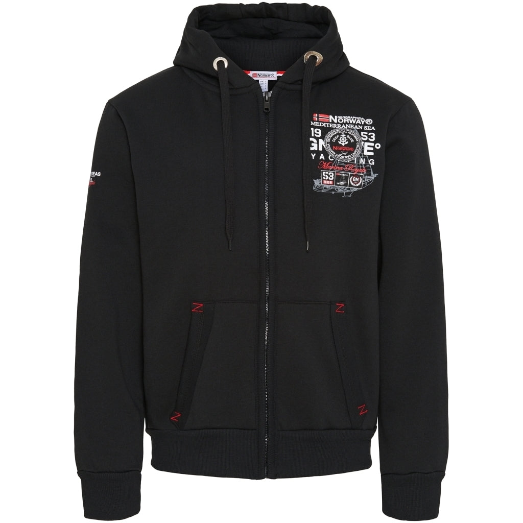 Geographical Norway sweatshirt Glack Navy - Black på udsalg!