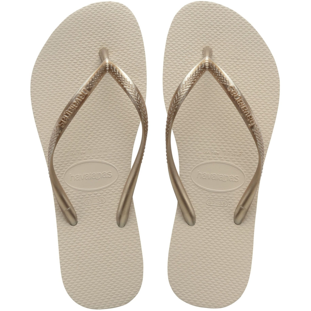 Havaianas Slippers Slim 4000030 – Beige til Sommeren