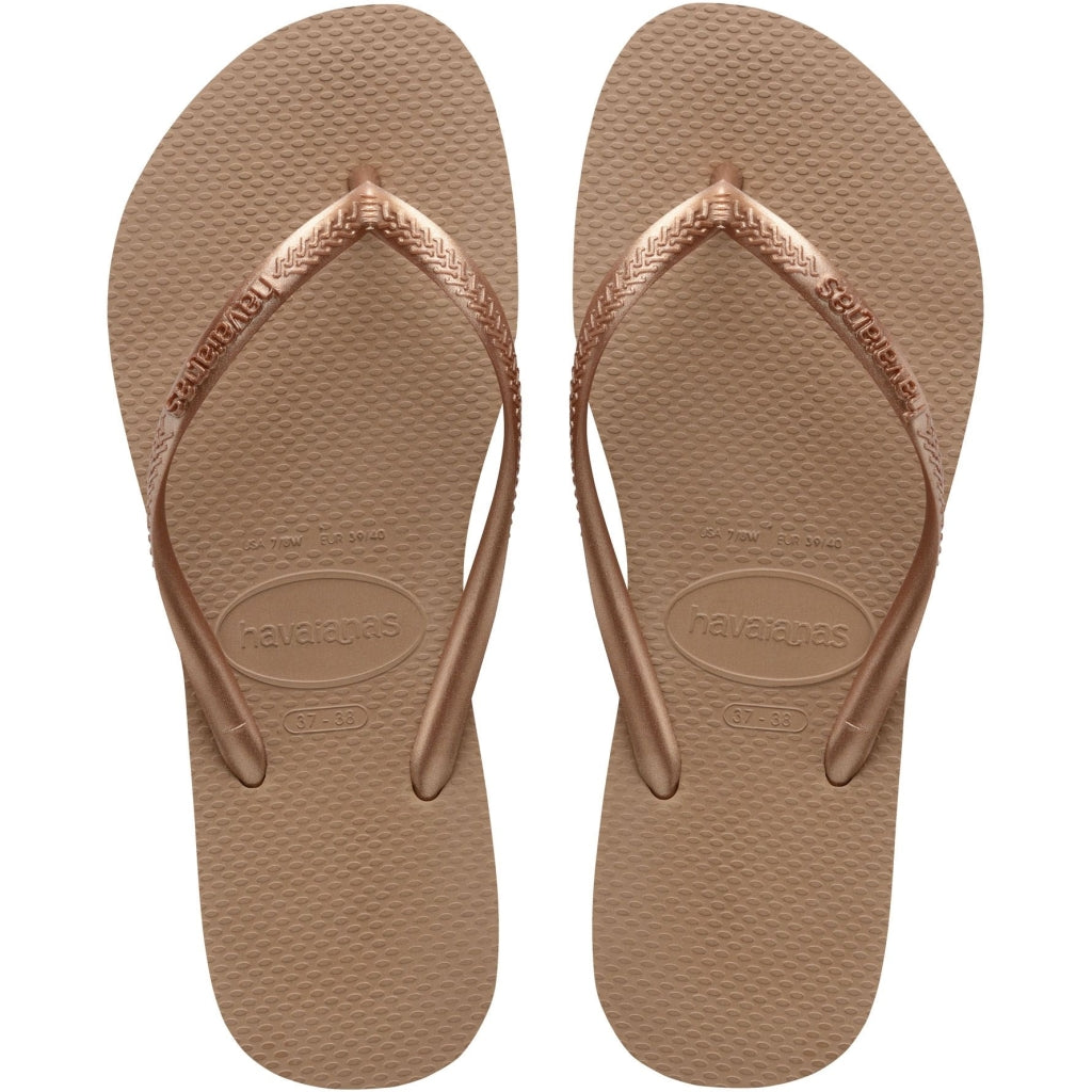 Havaianas Slim Flip-Flops – Rose Gold Tilbud!