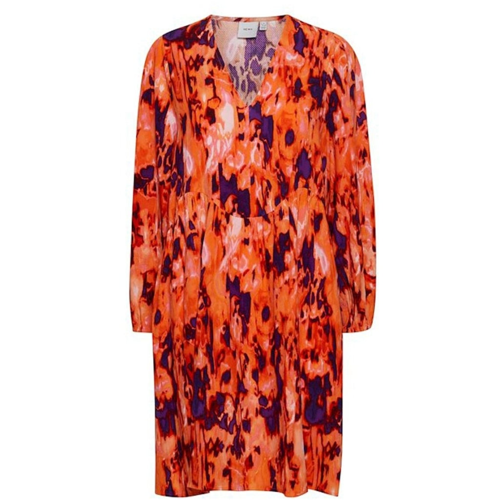 Festkjole ICHI IHKALOVA – Koi Multi Print til Festlige Dage