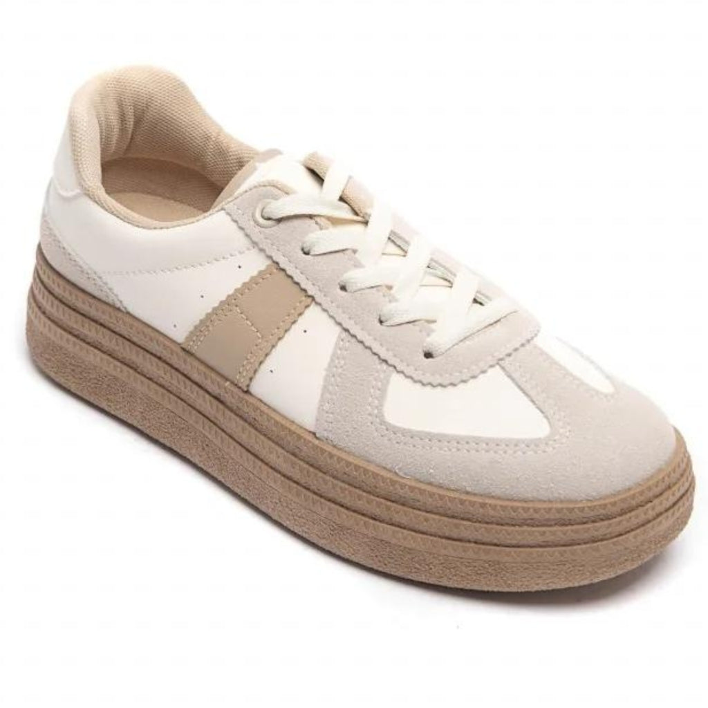 Loa Dame Sneakers 7590 i Khaki – Fantastisk Tilbud!