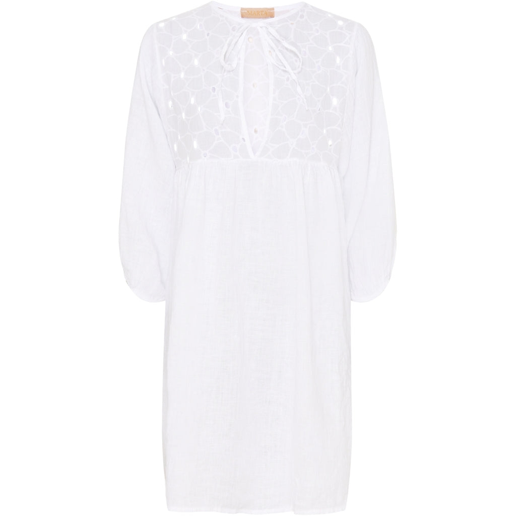 Elegant hvid tunika fra Marta Du Chateau – Uundgåelig skønhed!
