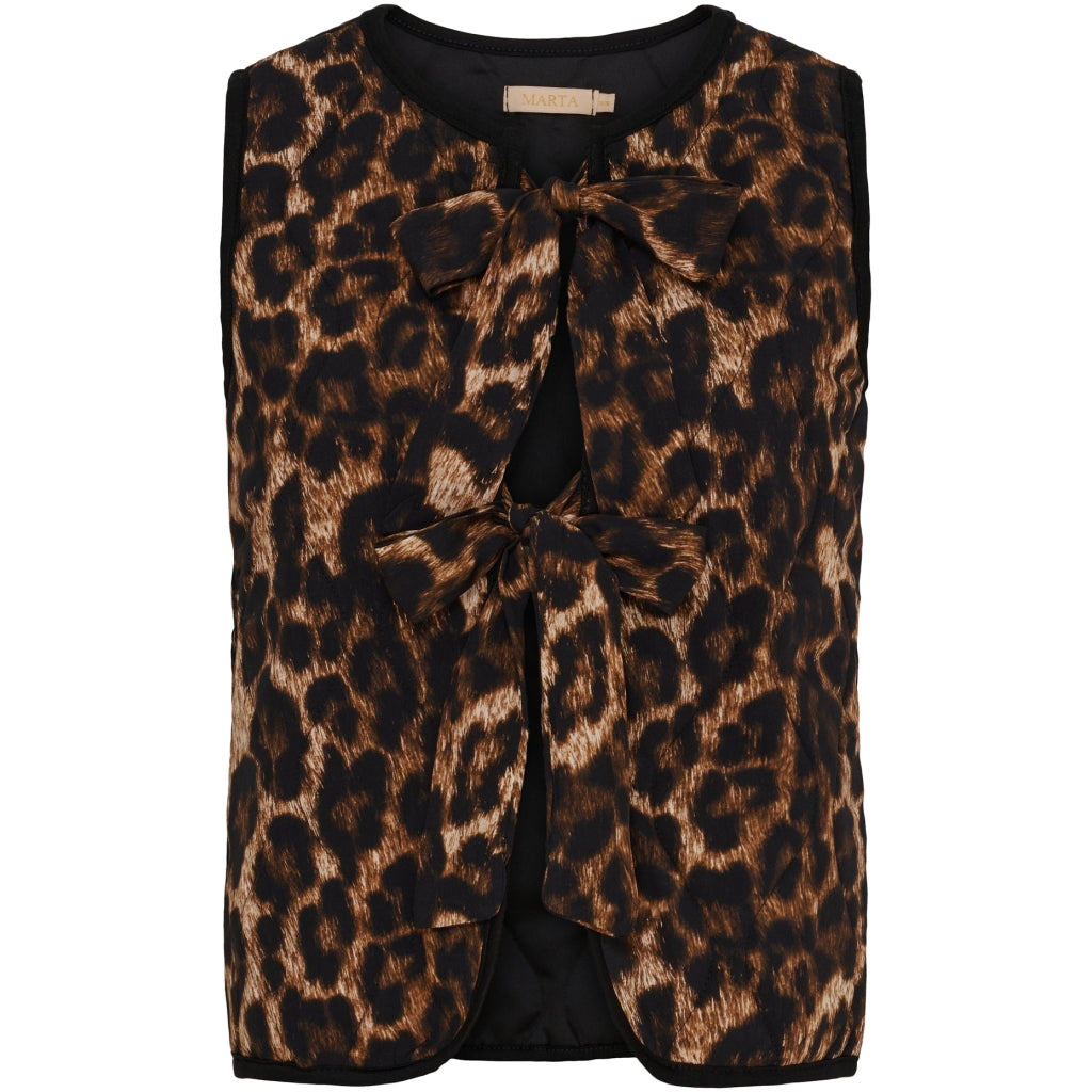 Elegant leopardprint vest fra Marta Du Chateau - Køb nu!