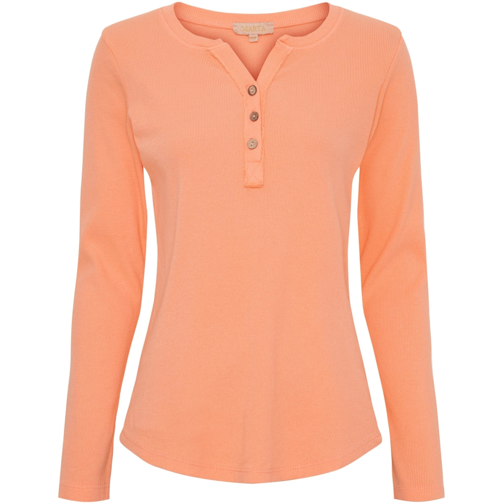 Elegant langærmet bluse fra Marta du Chateau - køb nu!
