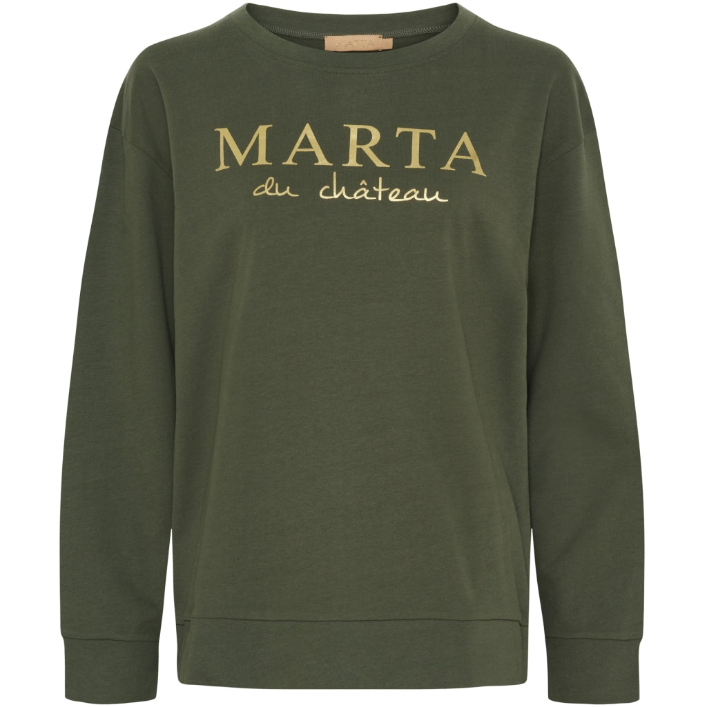 Elegant militær sweatshirt til damer – Marta du Chateau