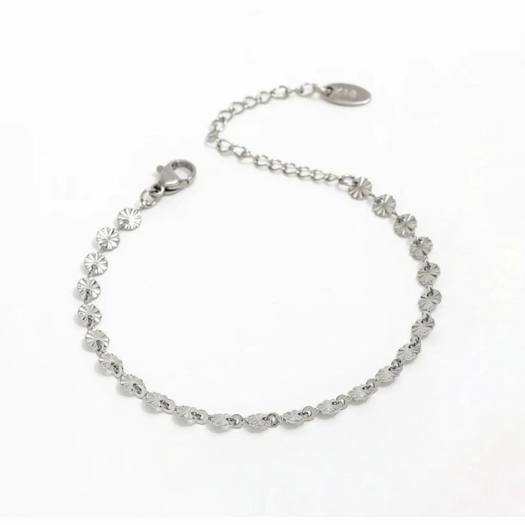 Muun Studios Burst Dot Sølv Armbånd – Elegant Smykke Tilbud