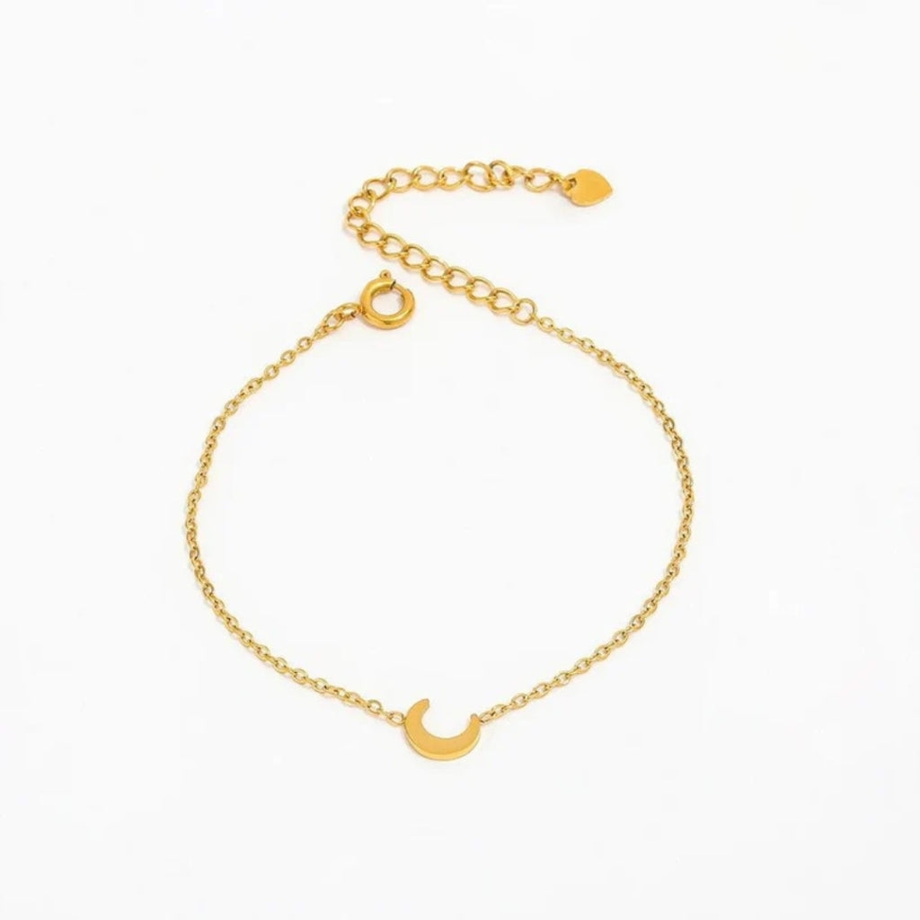Elegant Halvmåne Armbånd i 18k Guld fra Muun Studios