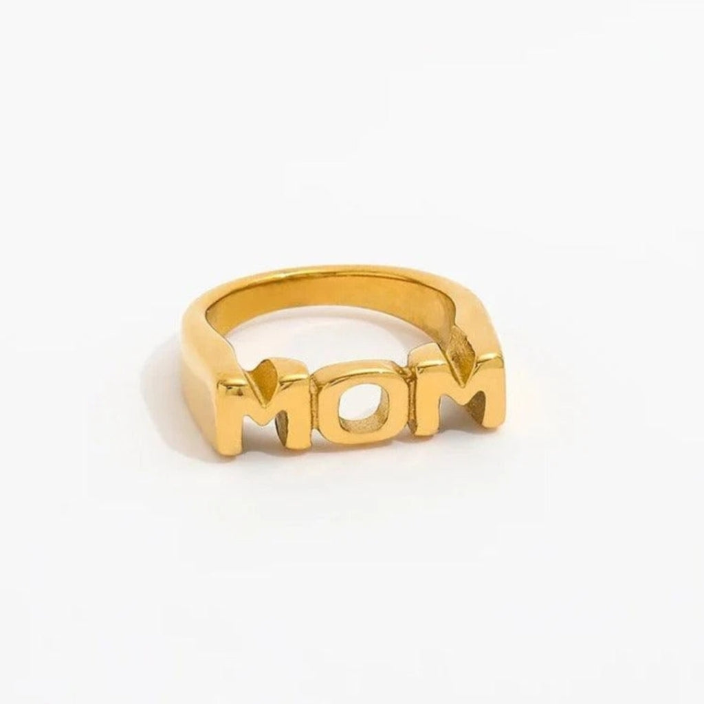 Muun Studios MOM Ring i 18k Guld – Elegant Smykke til Enhver Lejlighed