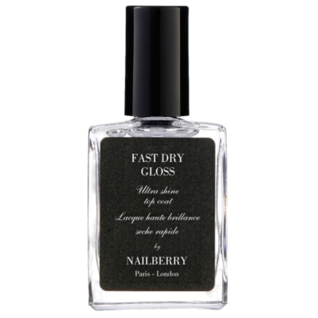 NAILBERRY Hurtigtørrende Toplak – Glansfuld Neglefinish