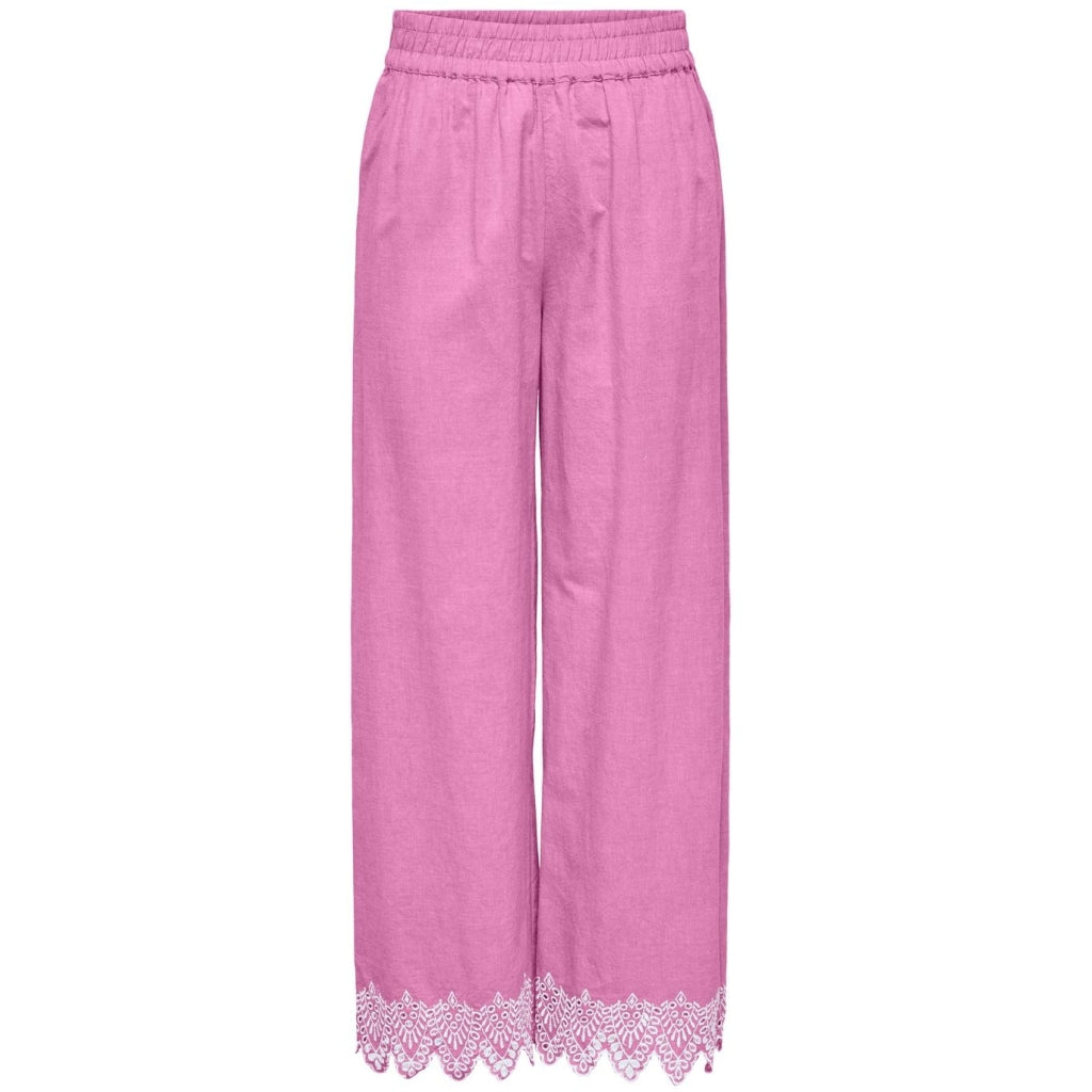 ONLY ONLPAULA Bukser i Fuchsia Pink - Elegant og Komfortabel