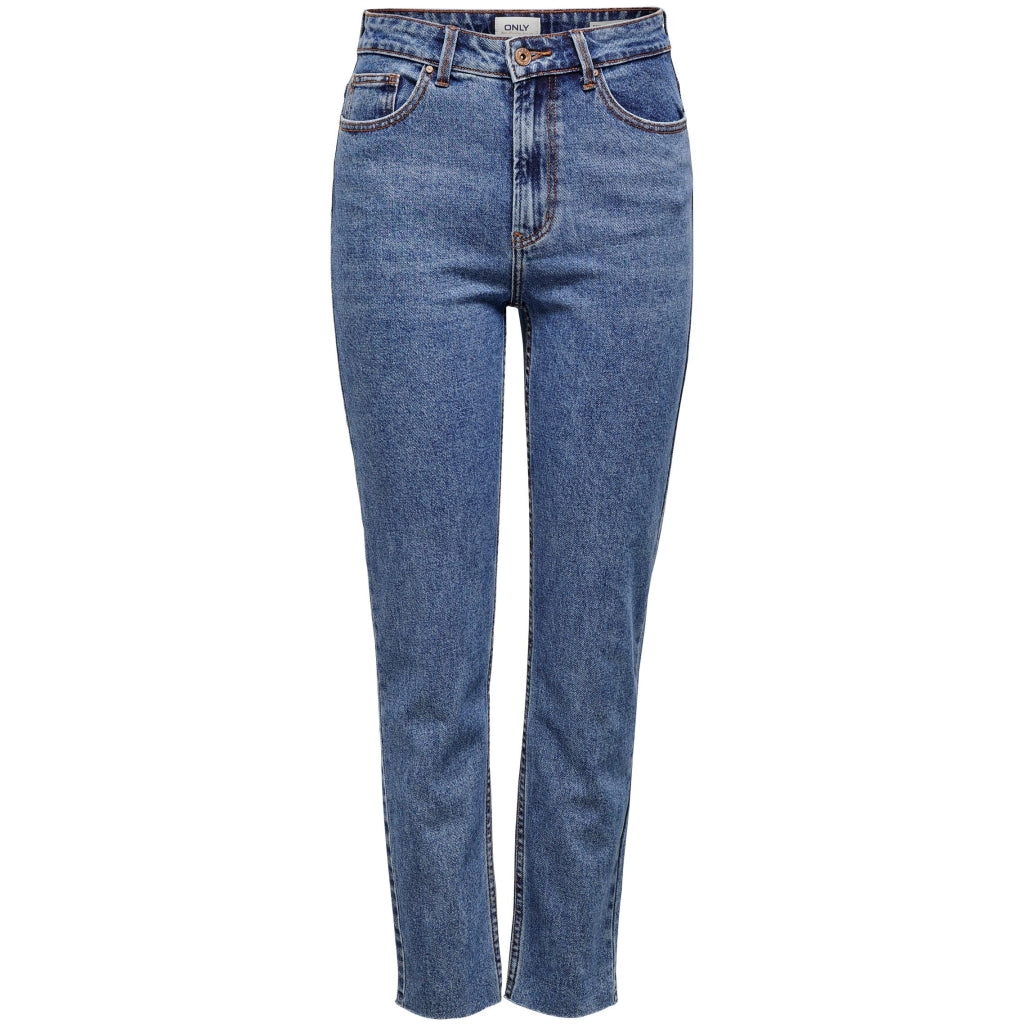 ONLY Emily Damejeans – Mørkeblå Denim Tilbud!