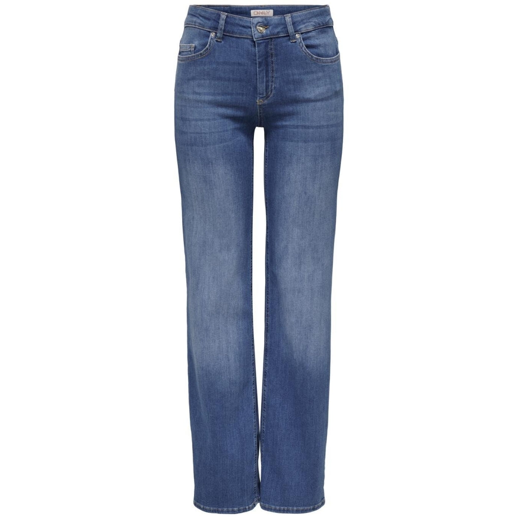ONLY Dame Jeans ONLBLUSH – Mellemblå Denim Tilbud!