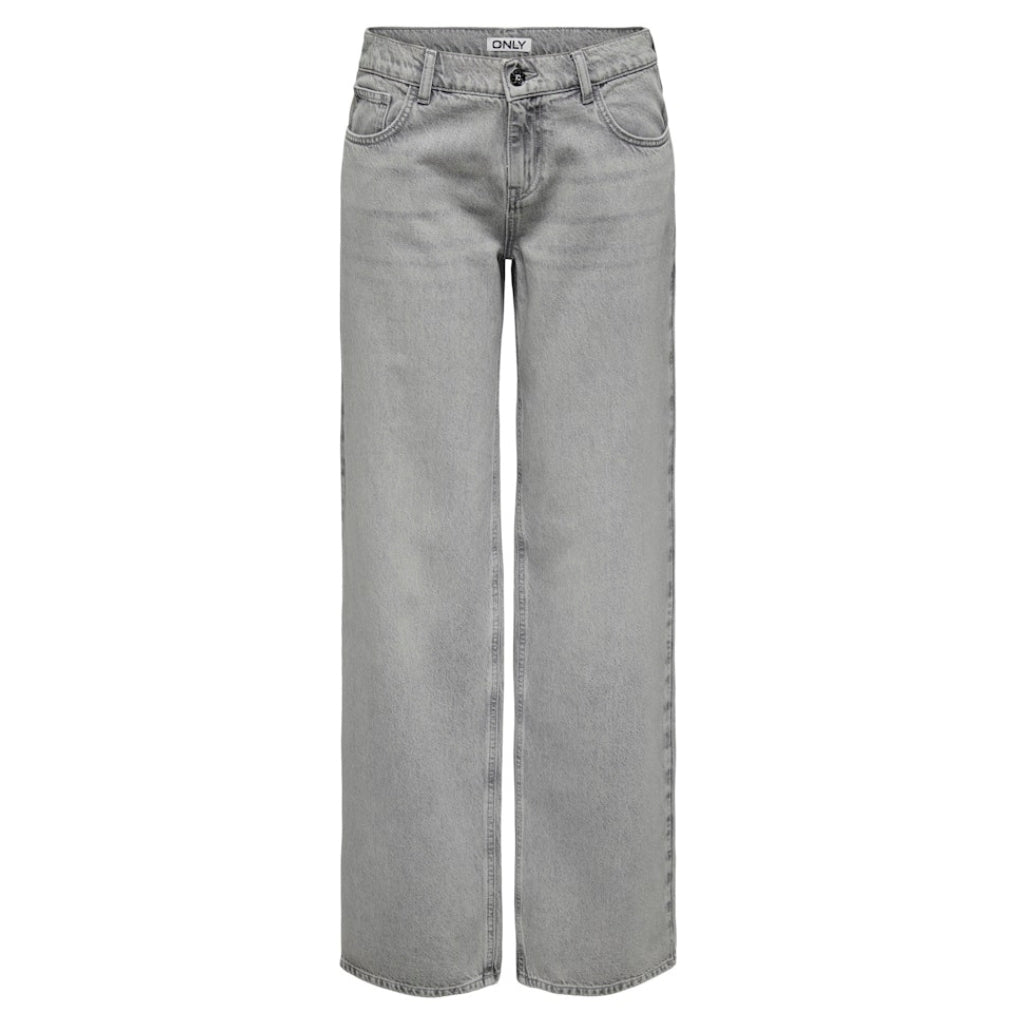 ONLY Damejeans ONLBRENDA – Lys Grå Denim Tilbud!