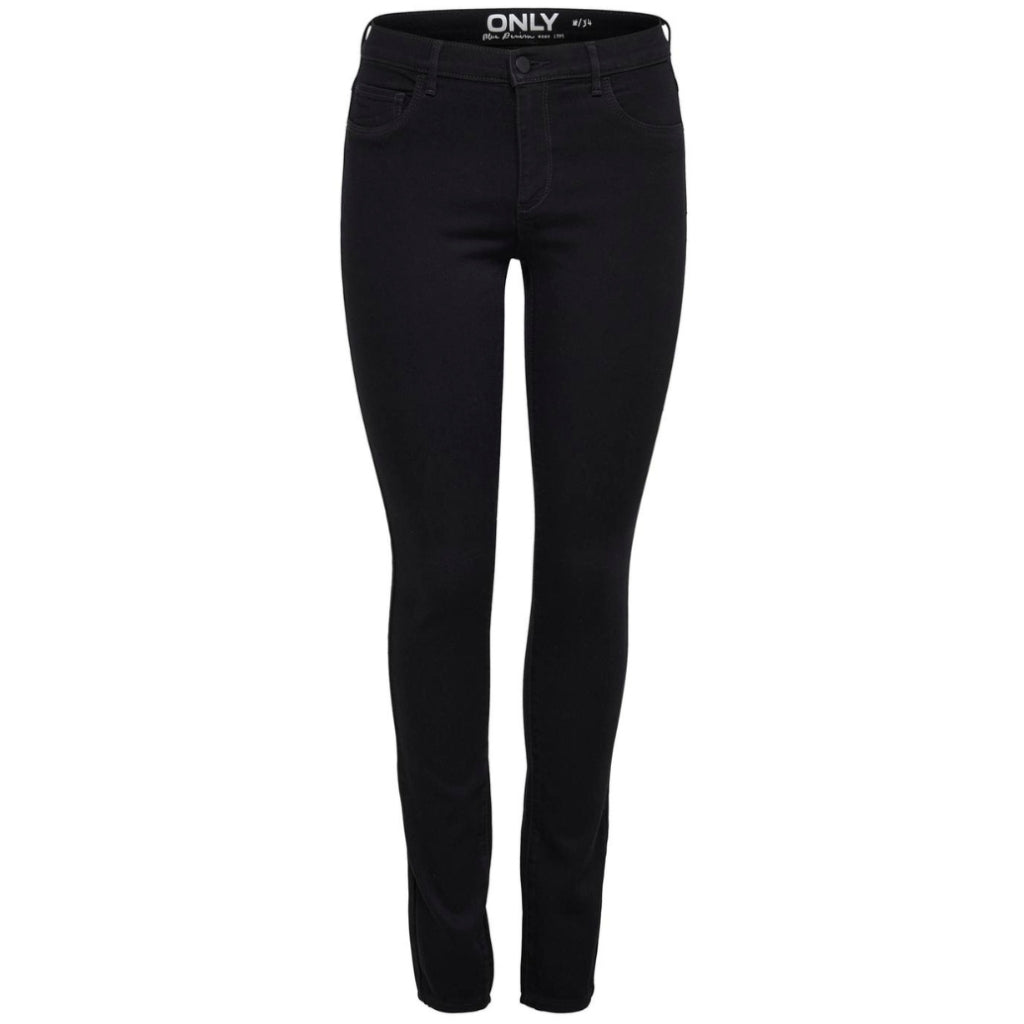 ONLY Dame Skinny Jeans ONLRAIN – Sort Denim Udsalg!