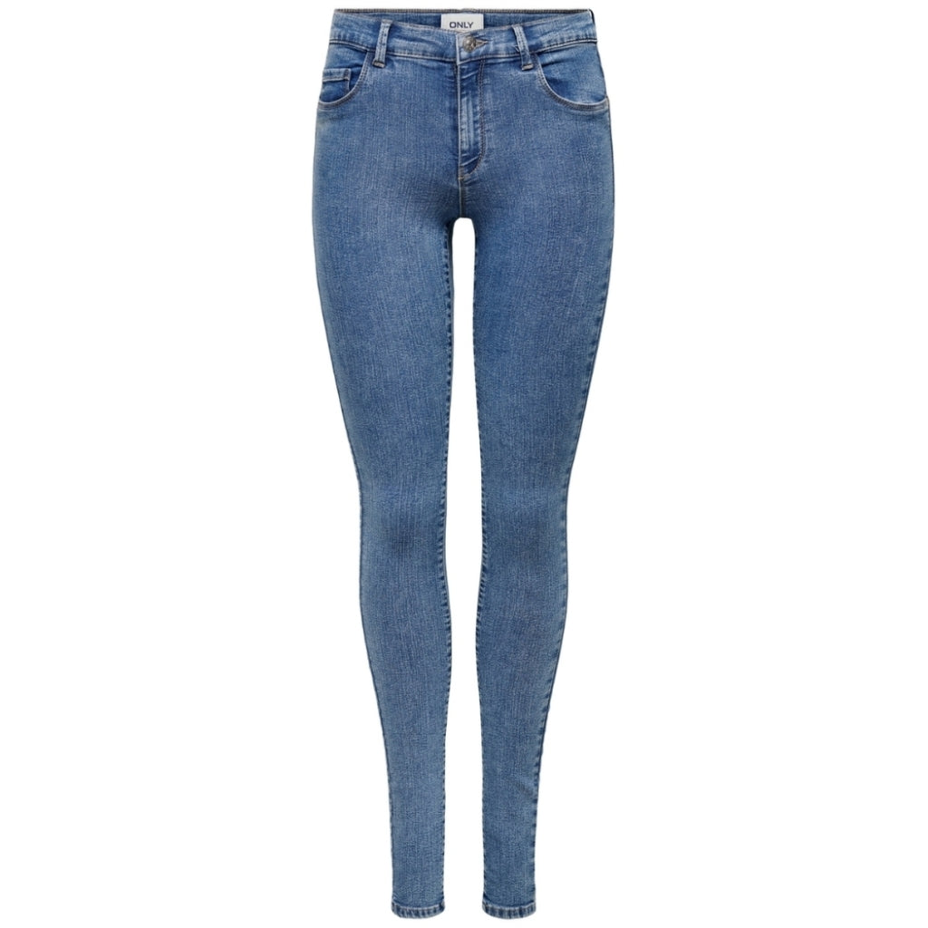 ONLY Dame Skinny Jeans ONLRAIN – Mellemblå Denim Tilbud!