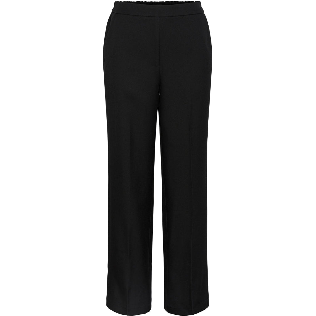 Stilfulde sorte bukser fra PIECES - Et must til din garderobe!