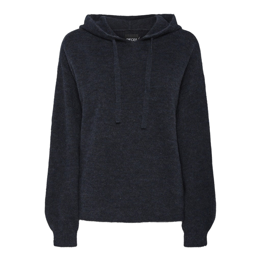 Elegant dame hoodie i maritime blå – stil og komfort!