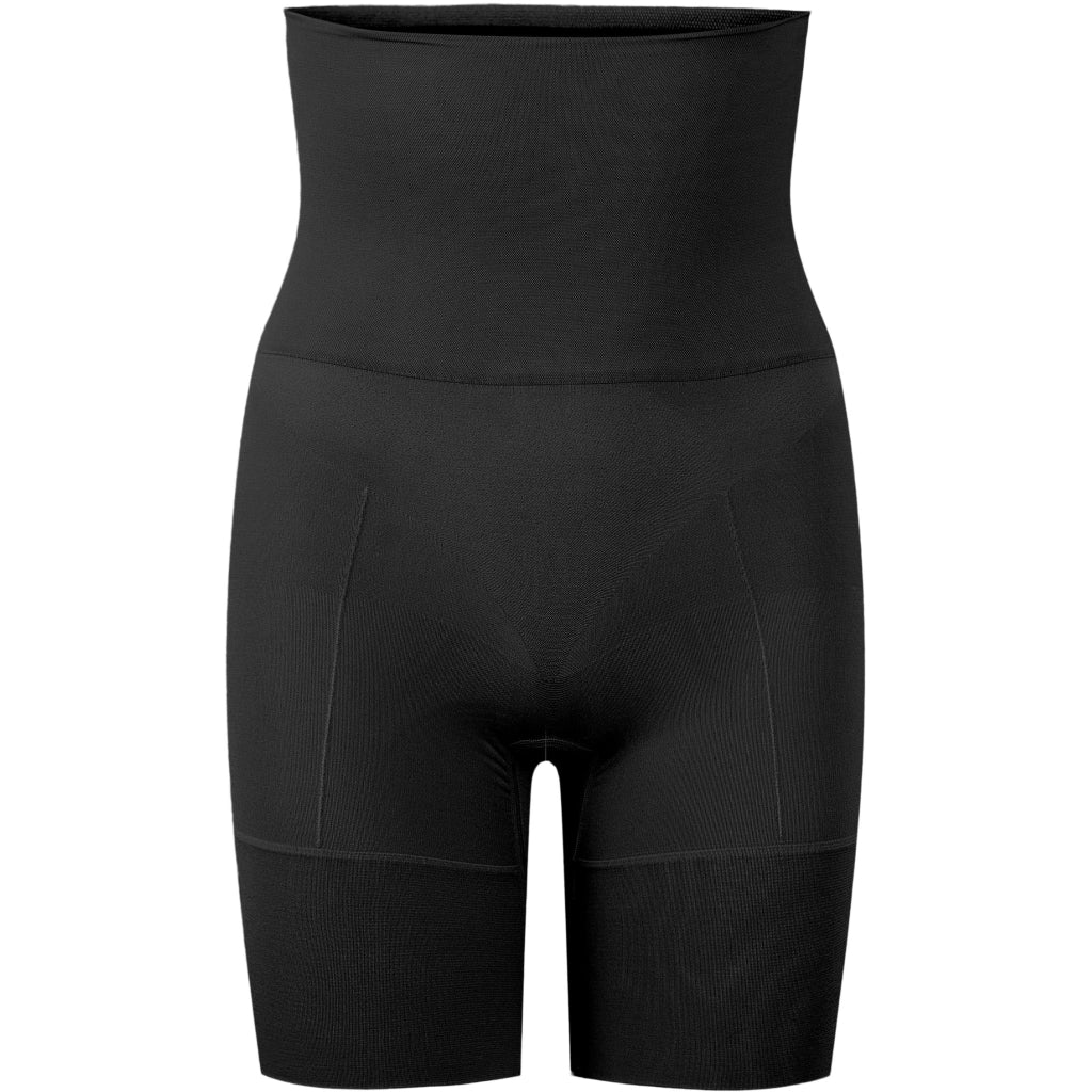 Højtaljede Sorte Shorts fra PIECES – Udsalg til Sommer!