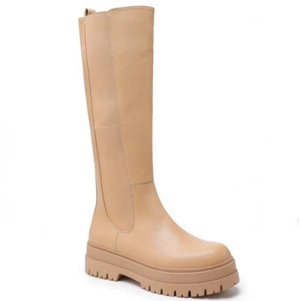 Elegant Camel Støvle 9025 – Perfekt til Festlige Anledninger