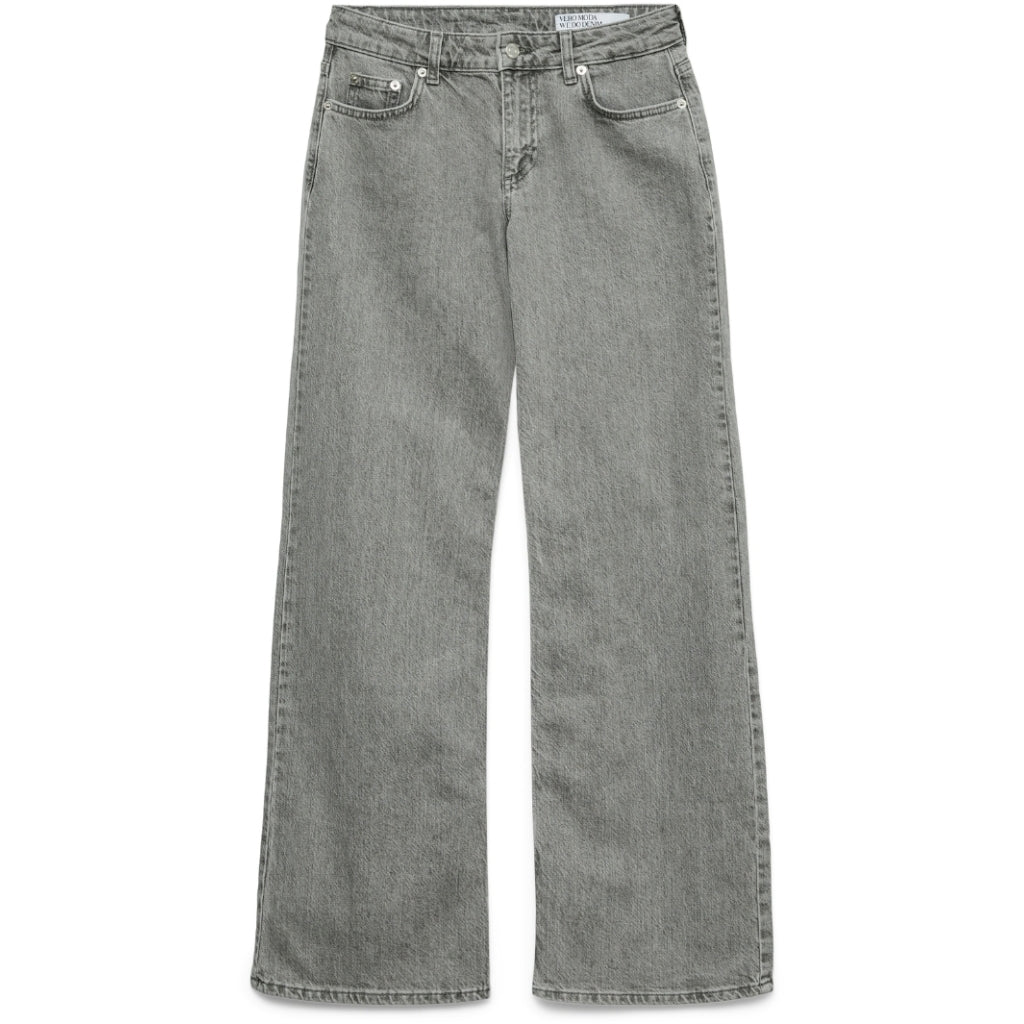 VERO MODA VMALEXIS dame jeans – Lys grå denim på udsalg!