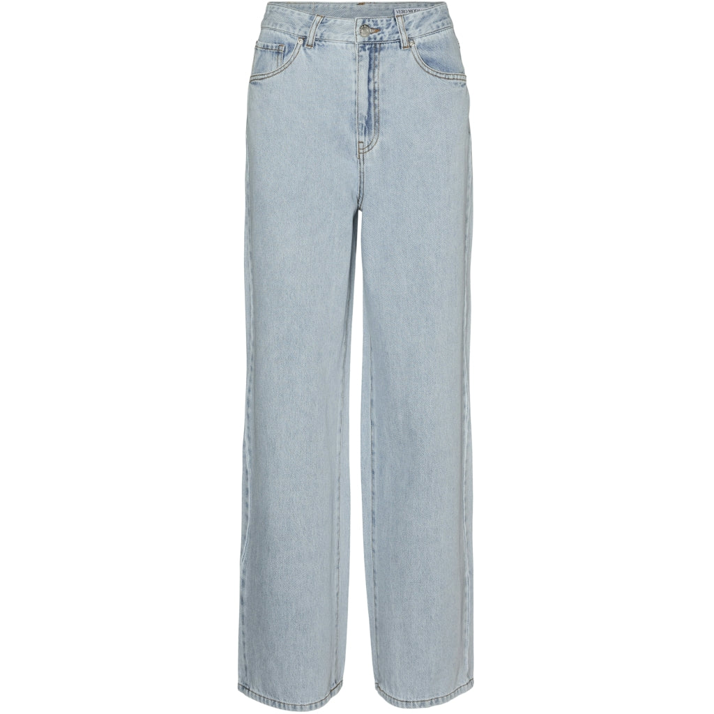 VERO MODA VMKATHY – Lyseblå Denim Jeans på Tilbud!