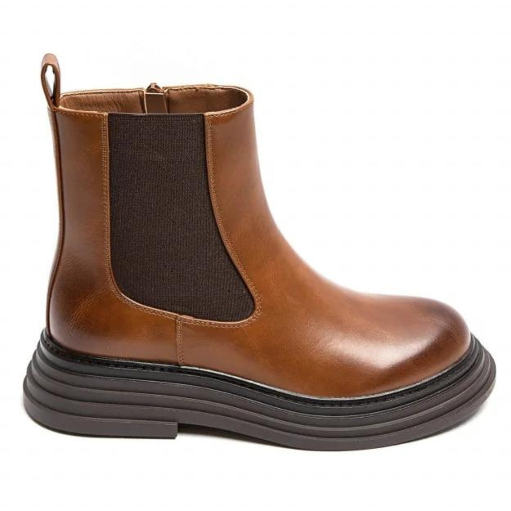 Elegant camel dame støvler – Violette 1676 på udsalg!