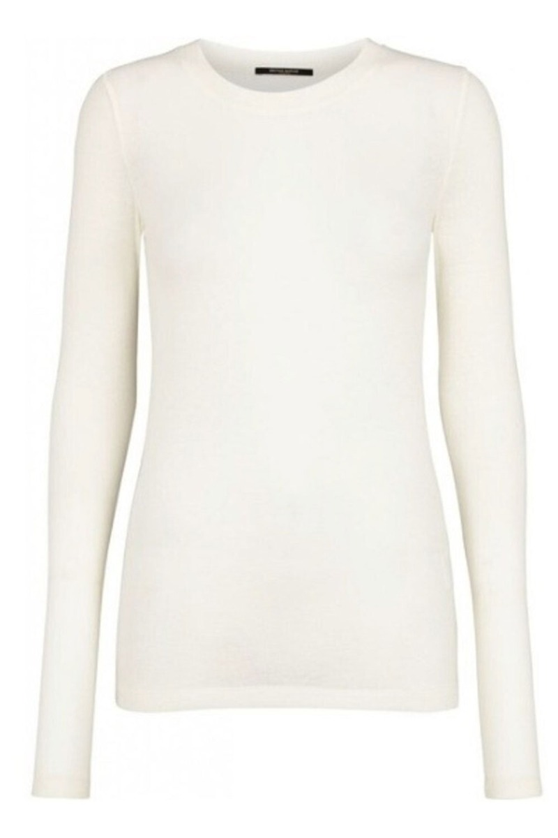 Bruuns Bazaar - Bluse - AngelaBB LS T-shirt - Snow White