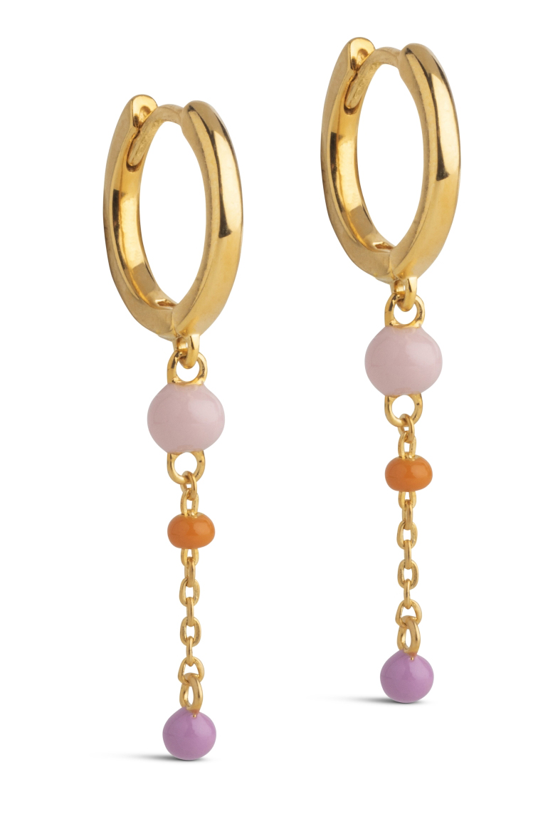 Enamel - Øreringe - Hoops