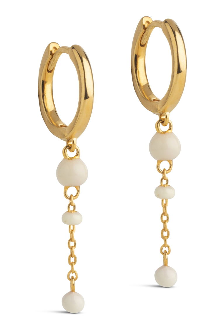 Enamel - Øreringe - Hoops