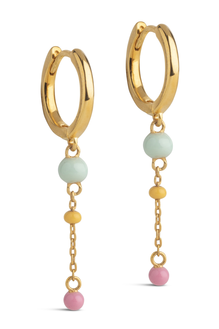 Enamel - Øreringe - Hoops