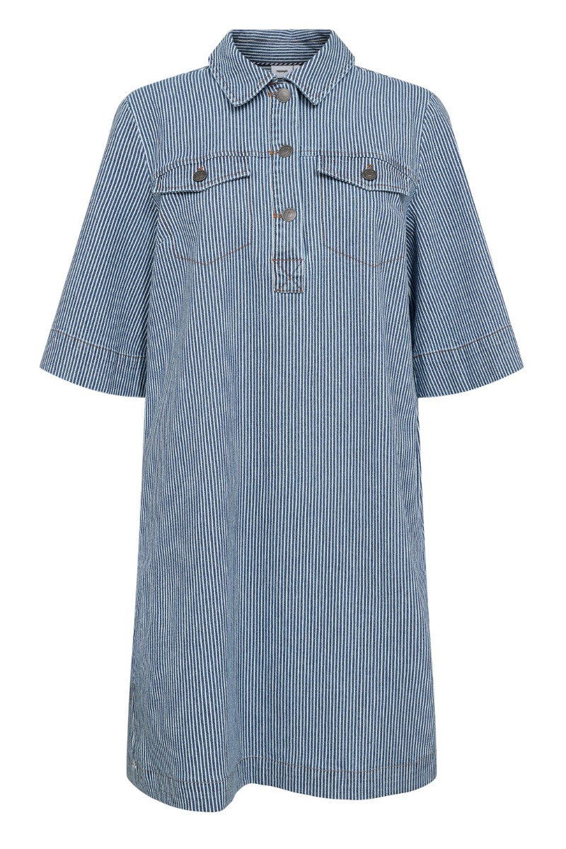 Nümph - Kjole - NU Erina Dress - Medium Blue Denim