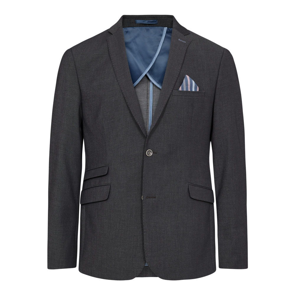 Elegant Mellem Grå Herreblazer – Stil og Komforttilbud!