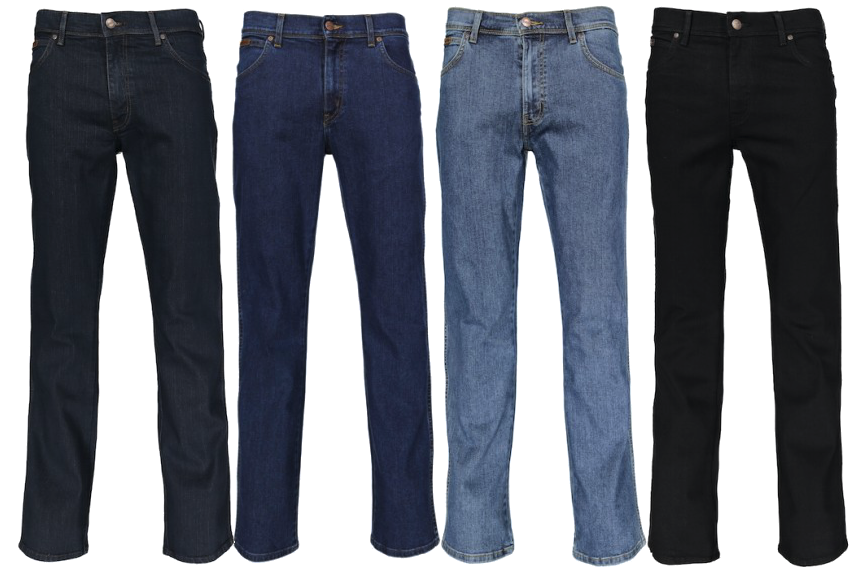 Wrangler Texas Stretch Jeans 4-pak – Fantastisk tilbud!