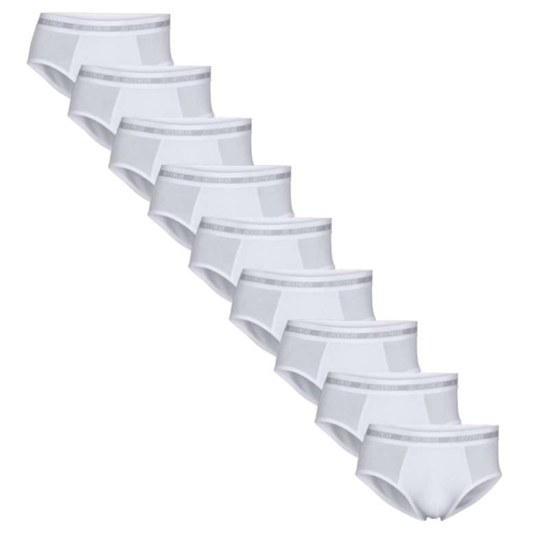 JBS 9-Pack Hvide Bambus Trusser – Komfort til hverdag!
