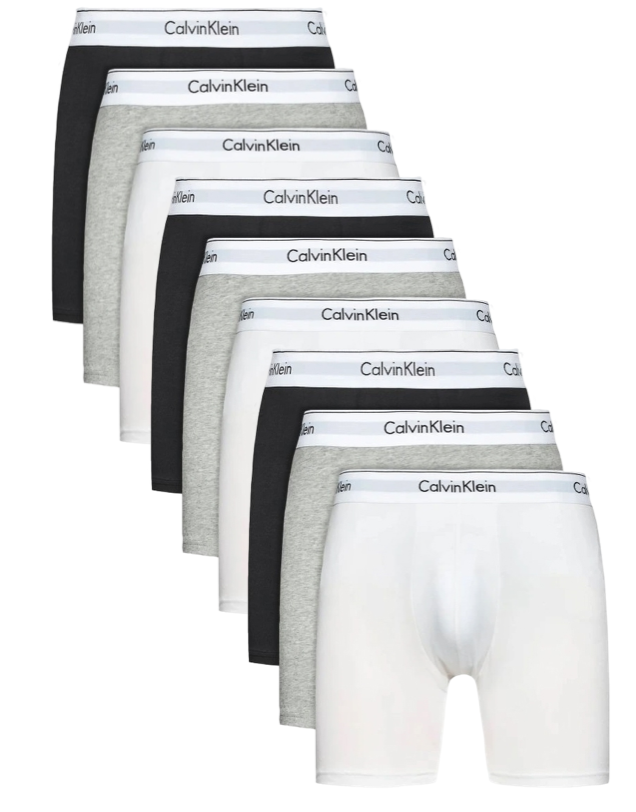 Calvin Klein 9-pak Boxer Briefs – Komfortabelt Tilbud!