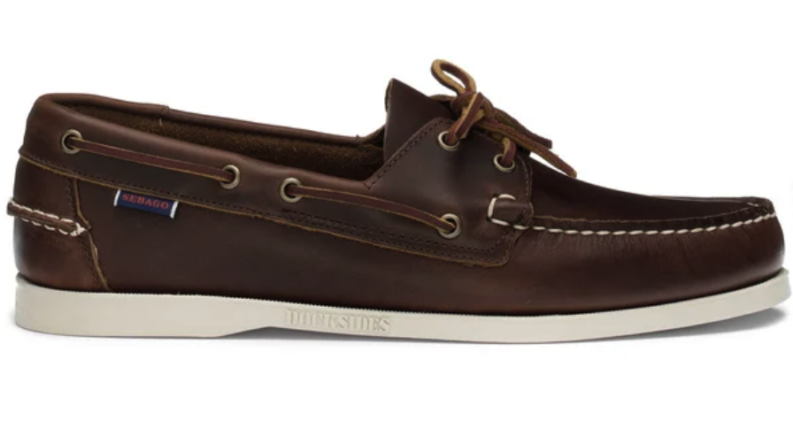 Sebago Docksides Portland Waxed sejlersko – Brun Elegance